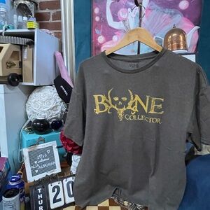 Bone Collector Short Sleeve Tee Shirt Brown Large